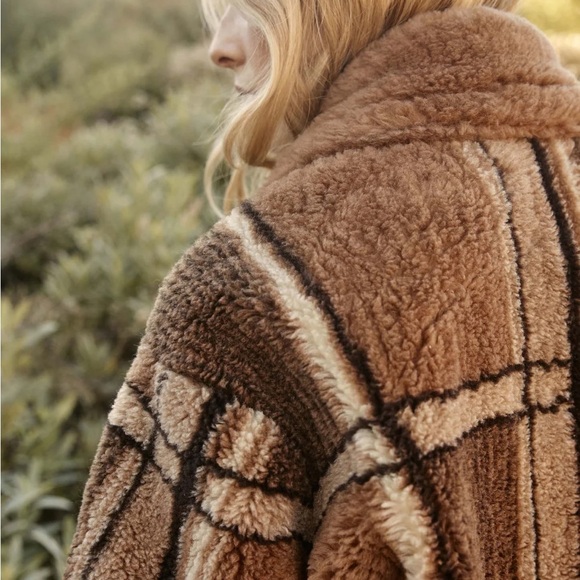 RARE Dôen Heirloom Easton Coat in Charcoal Sierra Plaid - Picture 15 of 16